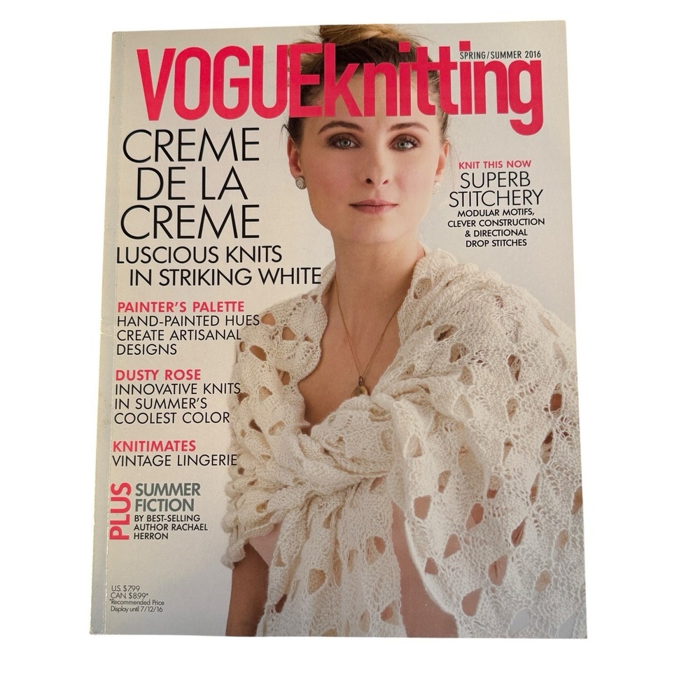 Vogue Knitting Magazine Spring/ Summer 2016 Knitting Patterns‎ Arts & Crafts